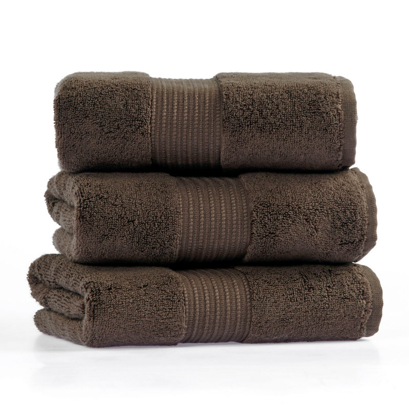 Serviette de toilette 100% coton de qualité supérieure, 11,8 po x 19,7 po | 450 g / m² pour une douceur et une capacité d'absorption luxueuses | Lavable à la machine, cycle délicat, couleur brune | Idéal pour le spa, la salle de sport et l'utilisation quotidienne, durable et élégant