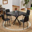 Table de salle à manger carrée, table de salle à manger carrée moderne pour 4 à 6 personnes-1827143496