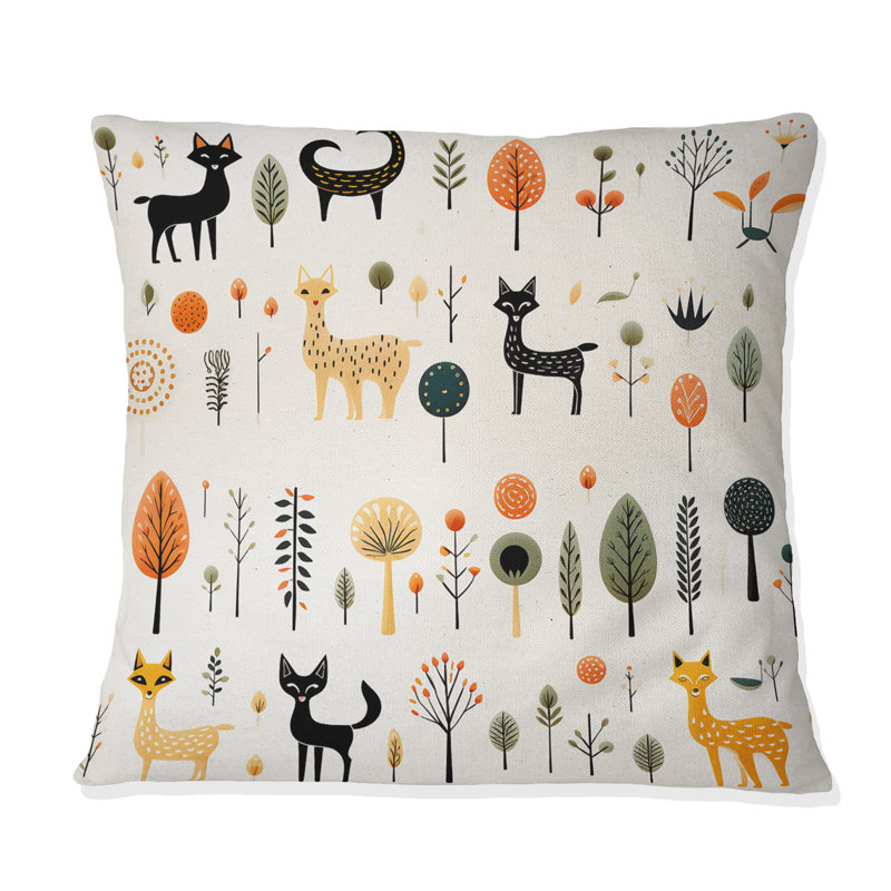 Coussin décoratif en polyester , H 16 po x l 16 po
