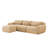 L-Shaped Soft And Fluffy Plush Fabric