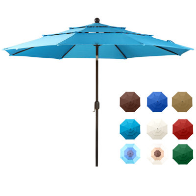 10 Ft 3-Tier Patio Umbrella