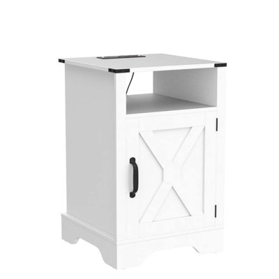 Nightstand with Charging Station