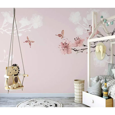 Papier peint amovible fleur de cerisier floral