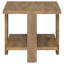 Rustic 3-Piece Coffee Table Set with Functional Storage and Display