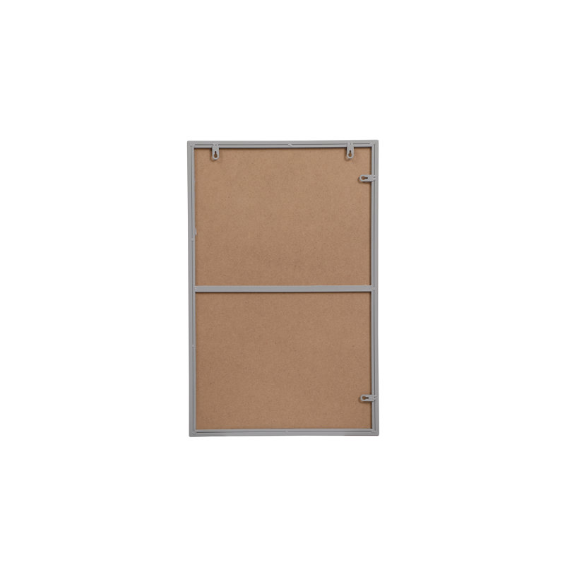 Miroir mural Sabine, 18 po x 28 po, gris