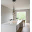 6 - Light Matte Black LED Pendant