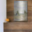Art mural en métal luxueux «Light Summer Rain 1» par Silvia Vassileva, 12 po x 16 po-115220811