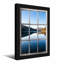 Landscape & Nature Lake Reflection Mountain Sky Wood Frame Window View Nature Scene-251746662-251746661-251746658