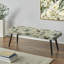 Banc rembourré floral noir Truong-312880835