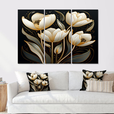Gosnold - Ensemble d'art mural tulipes