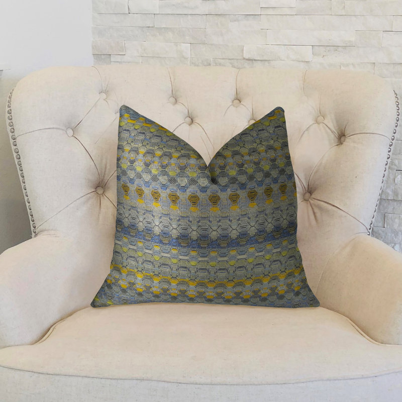 Coussin de luxe fabriqué à la main Wynne, 12 po x 20 po, Coussin lombaire