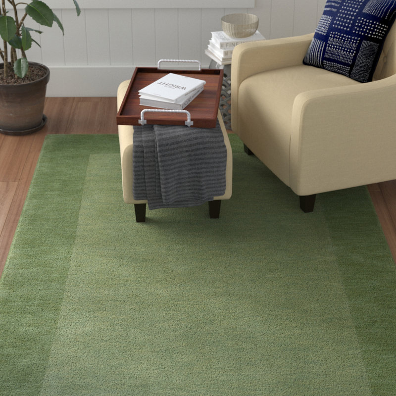 Tapis en laine tissé à la main Dolma, Rectangle 5 pi x 8 pi