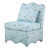 Chinoiserie bleu sarcelle clair et rose