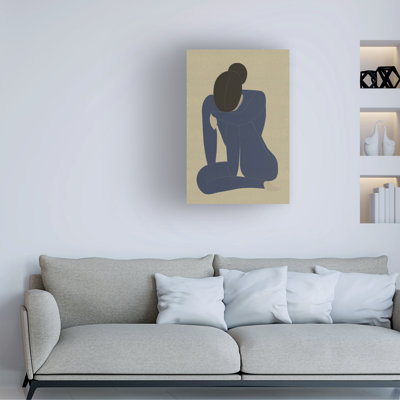 «People People Incado Woman In Thought», reproduction sur toile