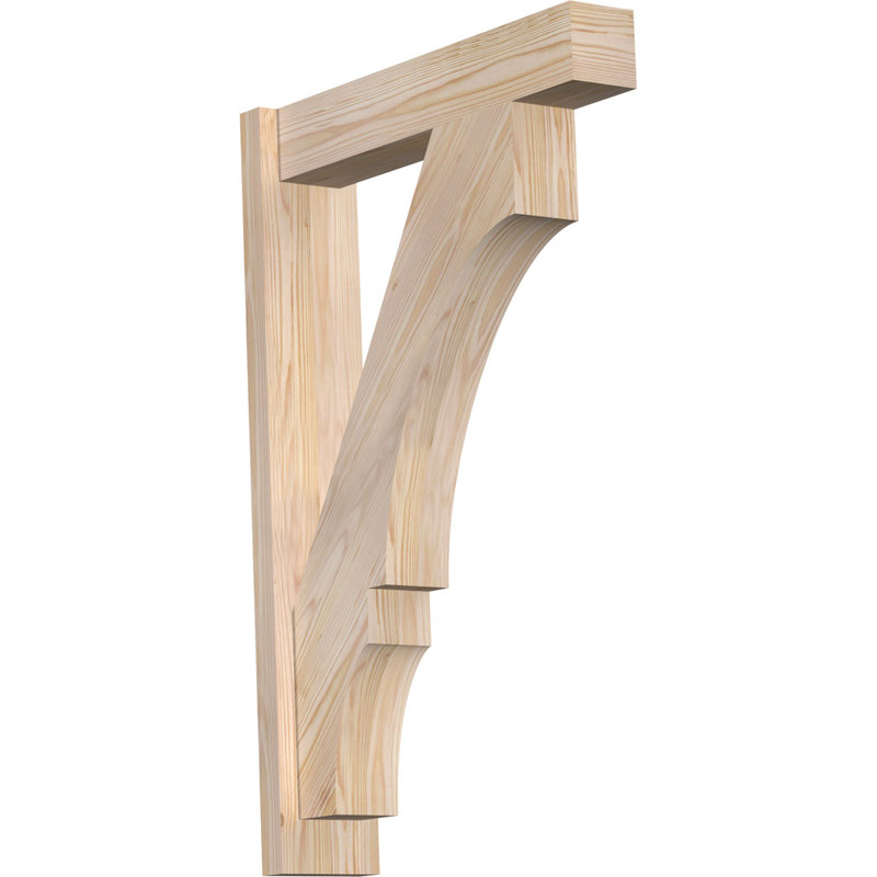 Bloc balboa rustique en bois rustique, P 24 po x H 36 po, Sapin Douglas de 8 po (sciage brut)