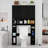 Over The Toilet Storage Cabinet With 3 Barn Doors-1547546338