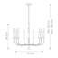 Reign 9 - Light Candle Style Chandelier-1365894369