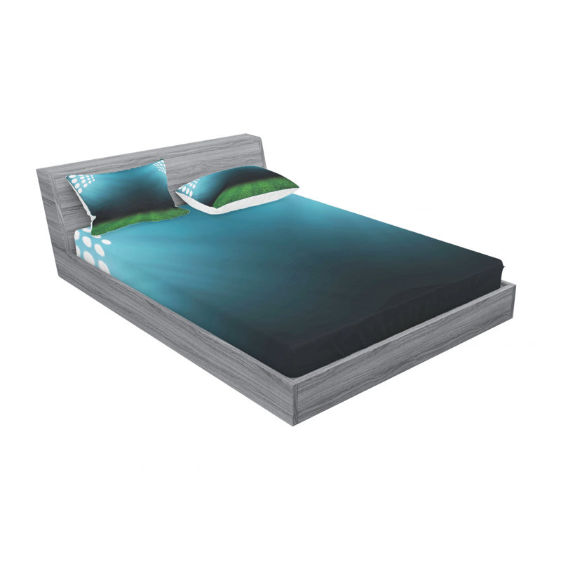 Ensemble de draps Night At Stadium, Ensemble de draps pour lit double avec un drap-hou