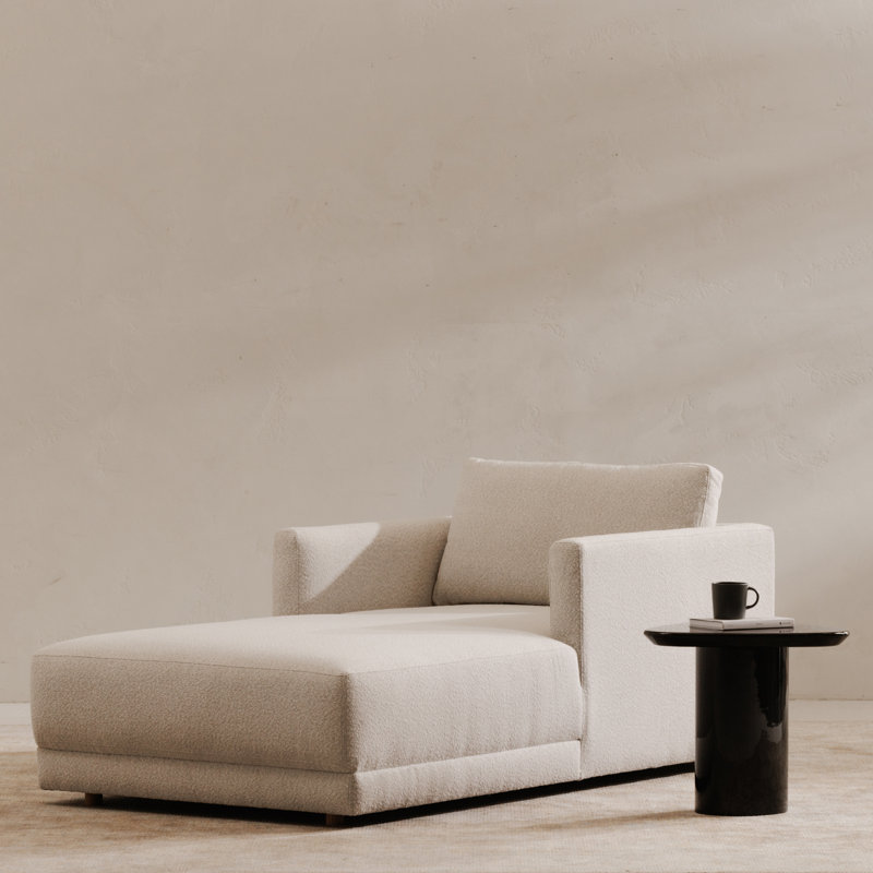 Bryn Chaise Lounge, Oyster Boucle