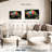 Wildlife Chameleon Paint Splash-107888080