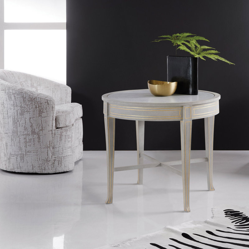 Modern History Marble End Table