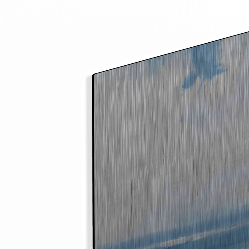 Rosecliff Heights «Oceanview» par James Wiens, art mural en métal, H 12 po x l 16 po