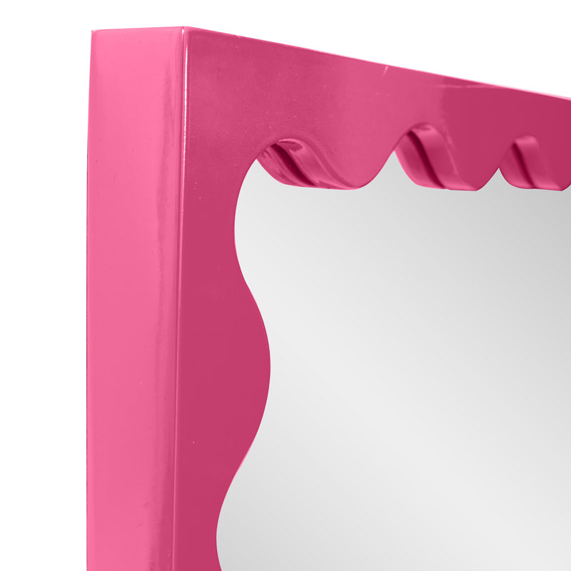 Miroir mural Ailee, Rose vif