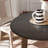 Layce Extendable Round Solid Wood Dining Table-943131754
