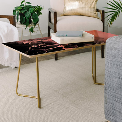 Solid Wood Top Coffee Table