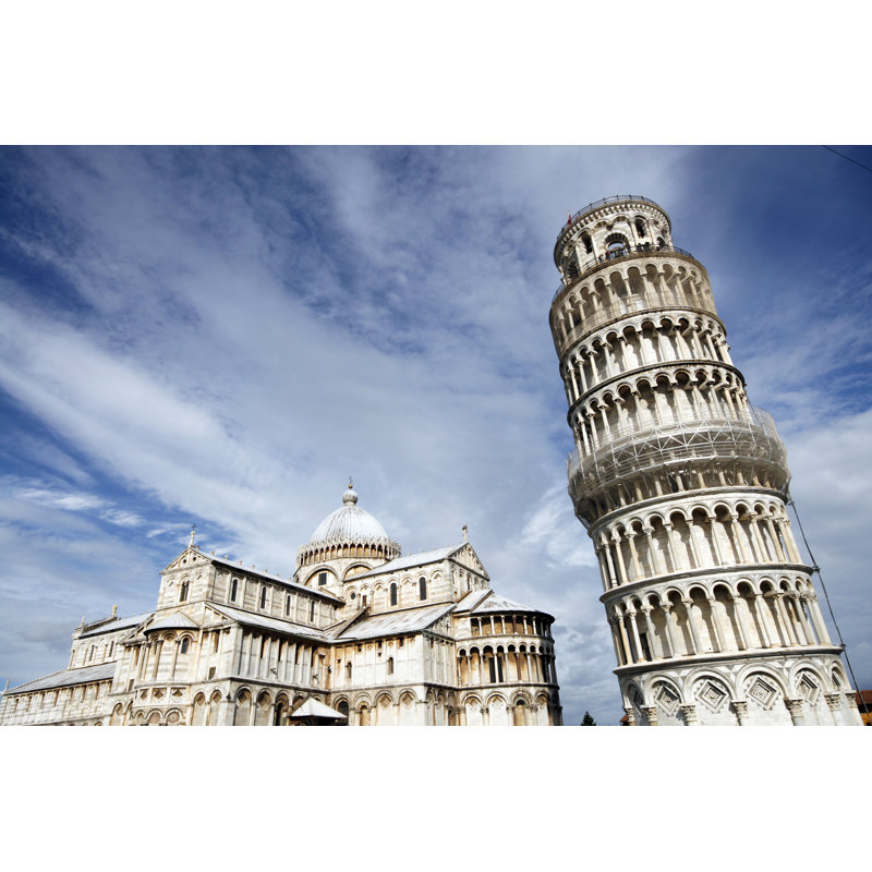 Pisa by Natenn - Wrapped Canvas Print, 30cm H x 46cm W x 3.8cm D