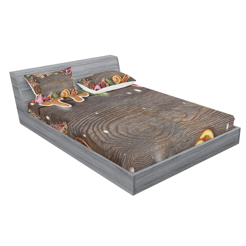 Microfiber Sheet Set, Queen Sheet Set with Fitted Sheet