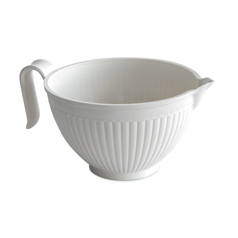 Bol à pâte en plastique Nordic Ware Better, 8,2 po de diamètre, White