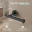Latitude II Wall Mount Toilet Paper Holder | Euro Style 1 Post Toilet Tissue Holder-749960139