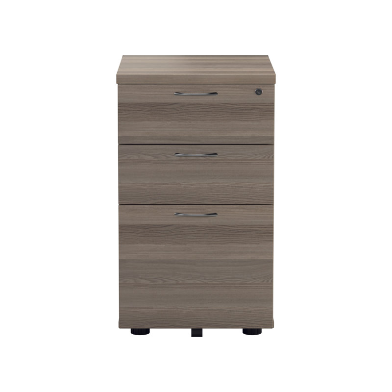 Buariki 40.4cm Wide 3 -Drawer File Cabinet, Grey Oak