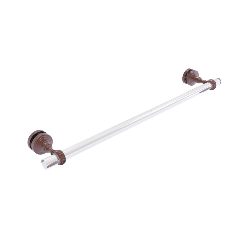 Porte-serviettes 5,2 po pour porte de douche en verre Jarrell, Cuivre antique
