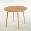 Table extensible, table à manger, table de bureau, table basse, pieds en bois, plateau en panneau de fibres à densité moyenne, 100/140 / 180x100x75cm, couleur chêne-38264972