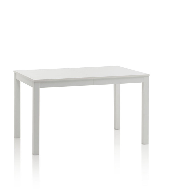 Abdiqani Extendable Dining Table, White
