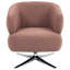 Chaise d'appoint pivotante rembourrée-235457484
