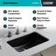 Lexicon Quartz Composite Rectangle Vanity Sink