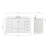 Cambridge 61'' Single Bathroom Vanity with White Quartz Top-1818685294-1818661588