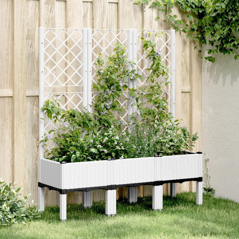 Akheem Planter Box, White