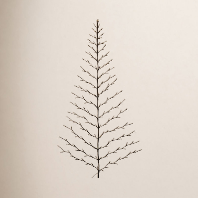 6' Wall Hanging LED Tree