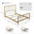 Saarah Vintage Metal Low Profile Bed-36000550