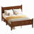 Flat Panel Bed With Headboard & Footboard, Minimalist Modern Platform Bed With Wood Grain Finish, Shaker And Farmhouse Style Design, Sleek And Functional Bedroom Furniture-712729488-712729494
