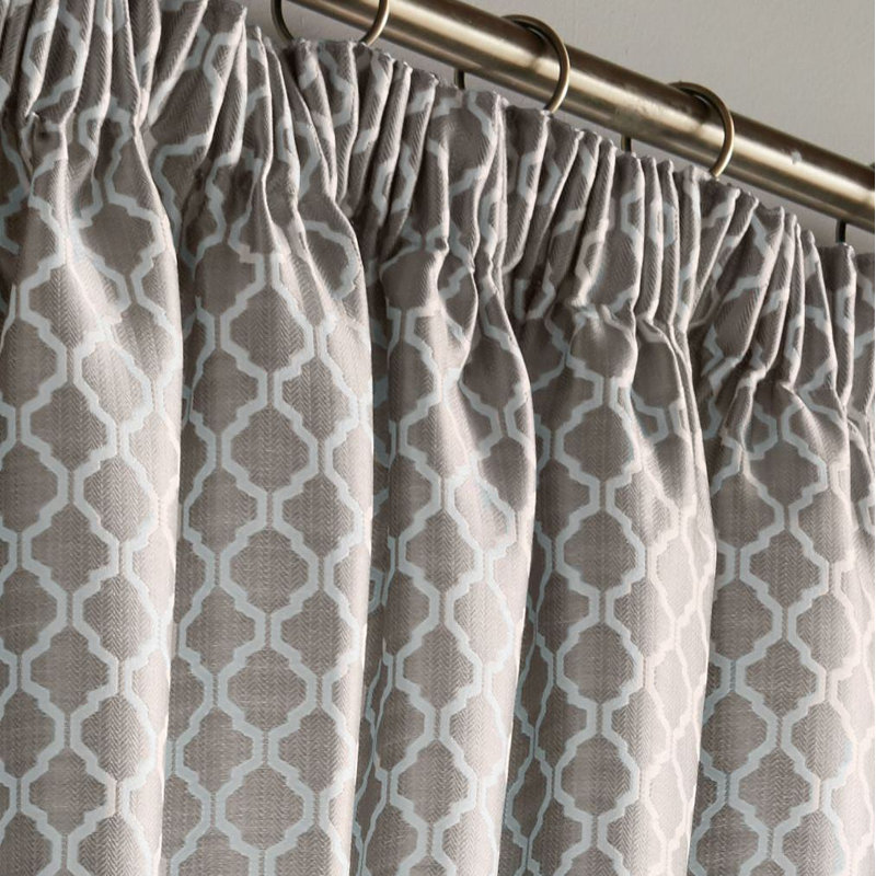 Dareece Cotswold Pencil Pleat Lined Curtains, Width 116 x Drop 182 cm, Latte