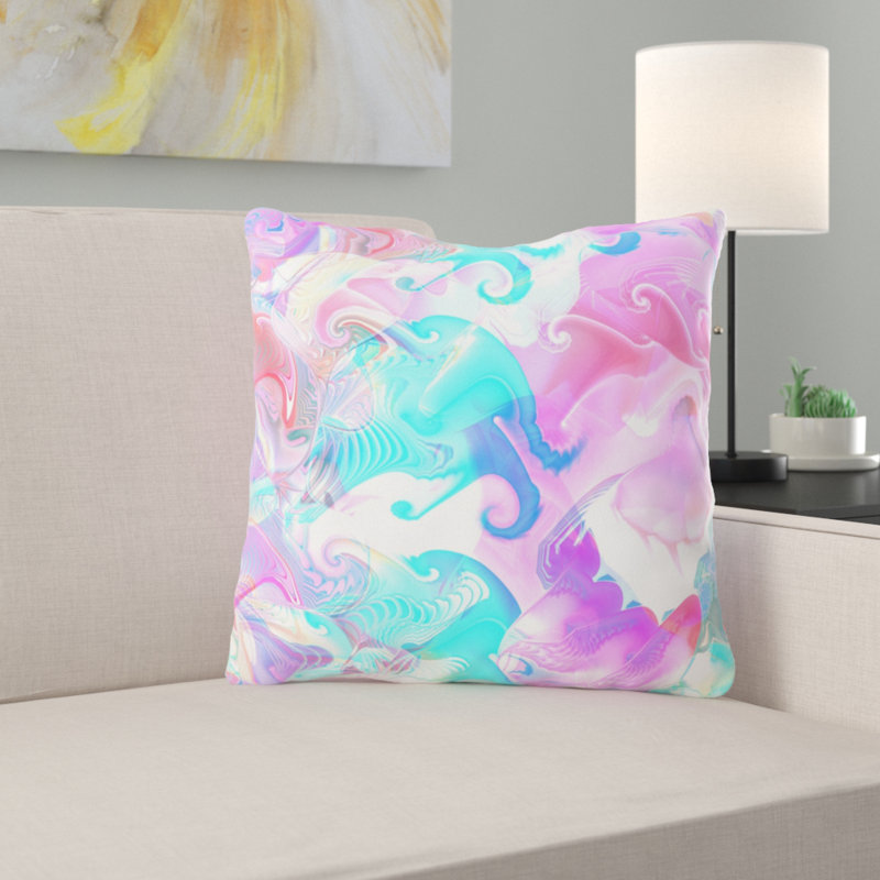 Coussin décoratif Melita, Microsuède, Intérieur