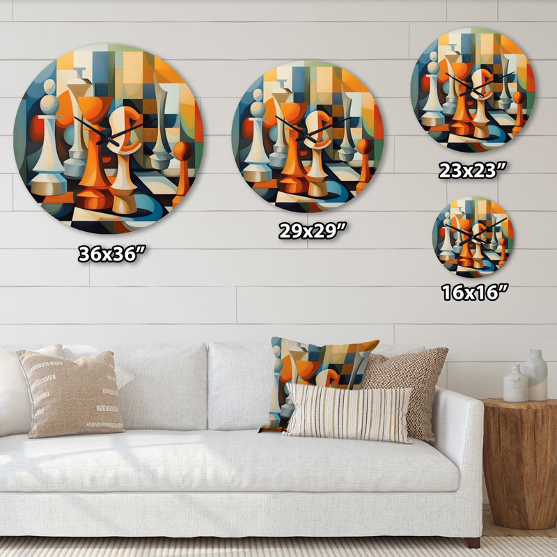 Structured Chaos Wall Clock, Medium