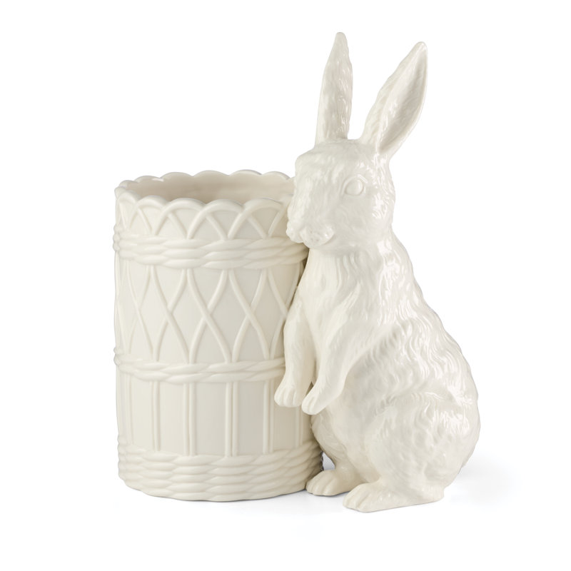 Lenox Wicker Creek Bunny Vase