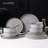 ALOFMO Antique Vein 12 Piece Stoneware Dinnerware Set, Service for 4-344867685