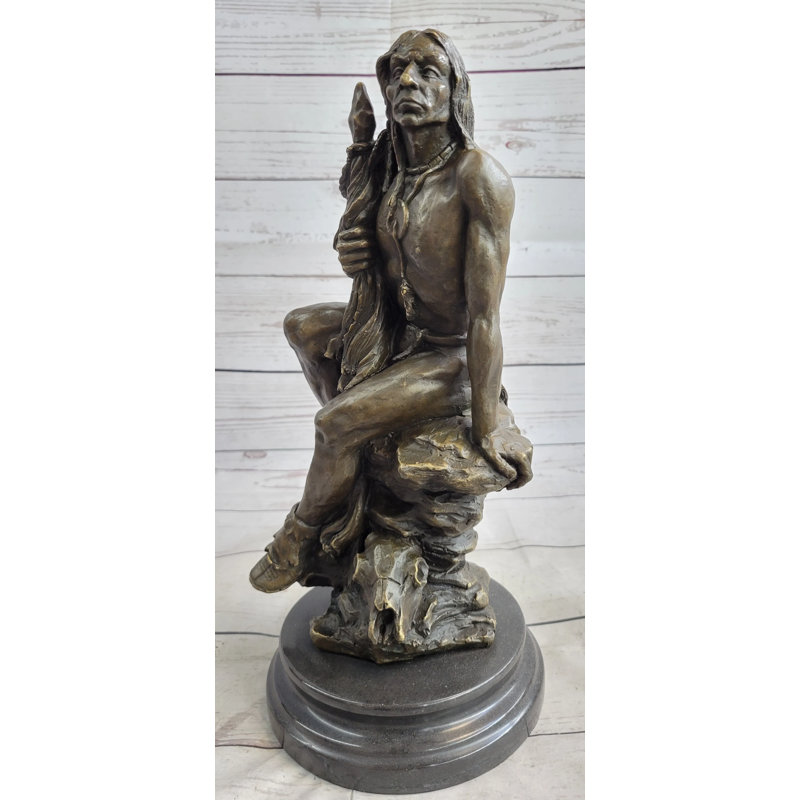 Sculpture Manheim Nick Native American Warrior